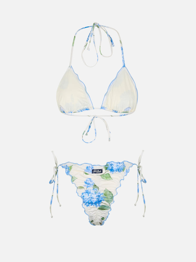 Mc2 Saint Barth Bikini a triangolo classico da donna a fiori Sagittarius Miami 2025