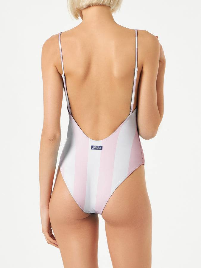 Mc2 Saint Barth Costume Intero Fiorucci Stripes Angels | FIORUCCI EDIZIONE SPECIALE Italia