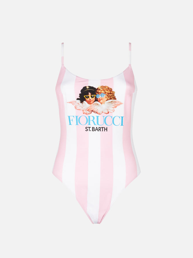 Mc2 Saint Barth Costume Intero Fiorucci Stripes Angels | FIORUCCI EDIZIONE SPECIALE Italia