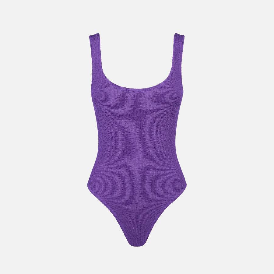 Mc2 Saint Barth Costume intero da donna viola crinkle Fino Al -60%