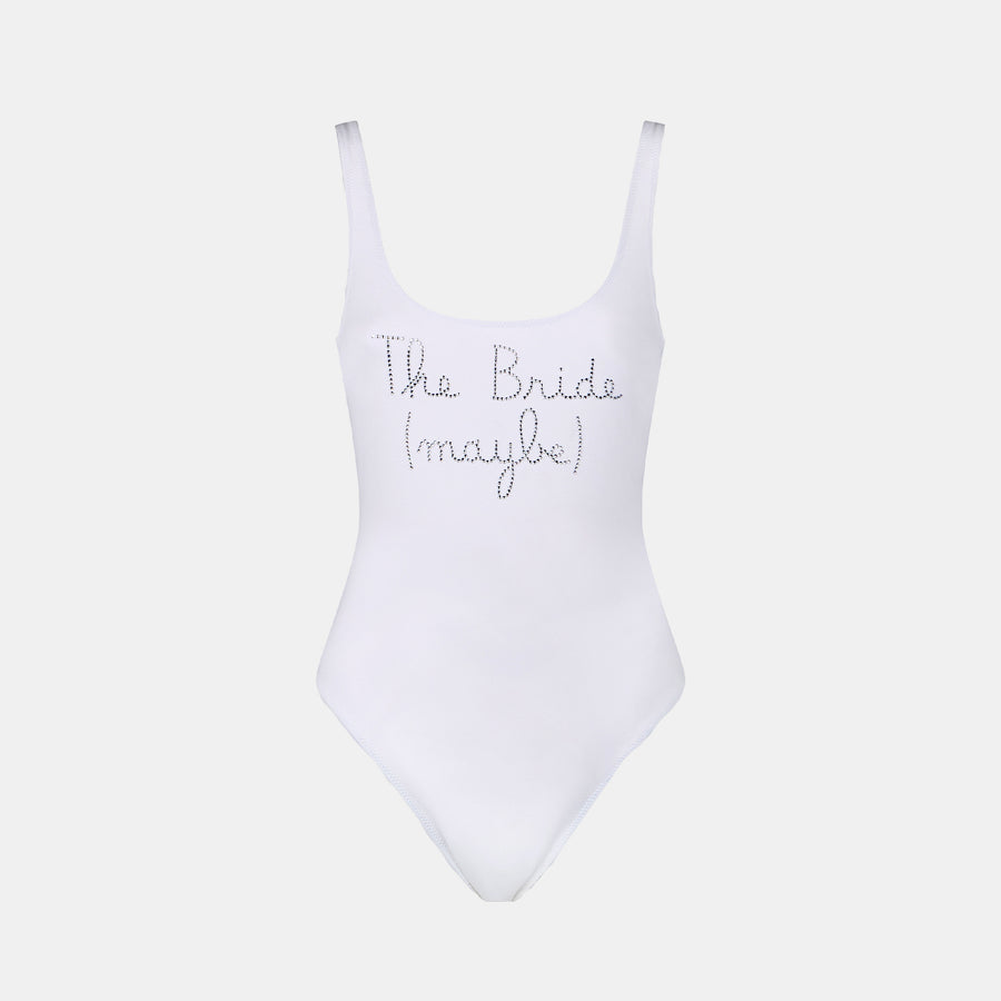 Mc2 Saint Barth Costume intero da donna con ricamo di strass The Bride Maybe Affare Del Giorno