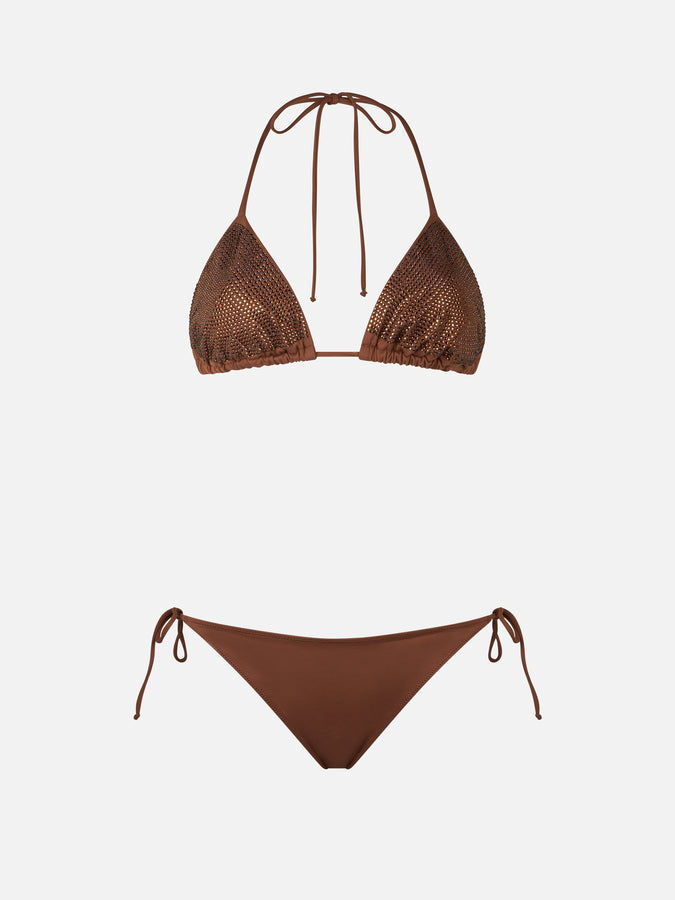 Mc2 Saint Barth Bikini triangolo donna Annabelle Virgo con strass Convenienza