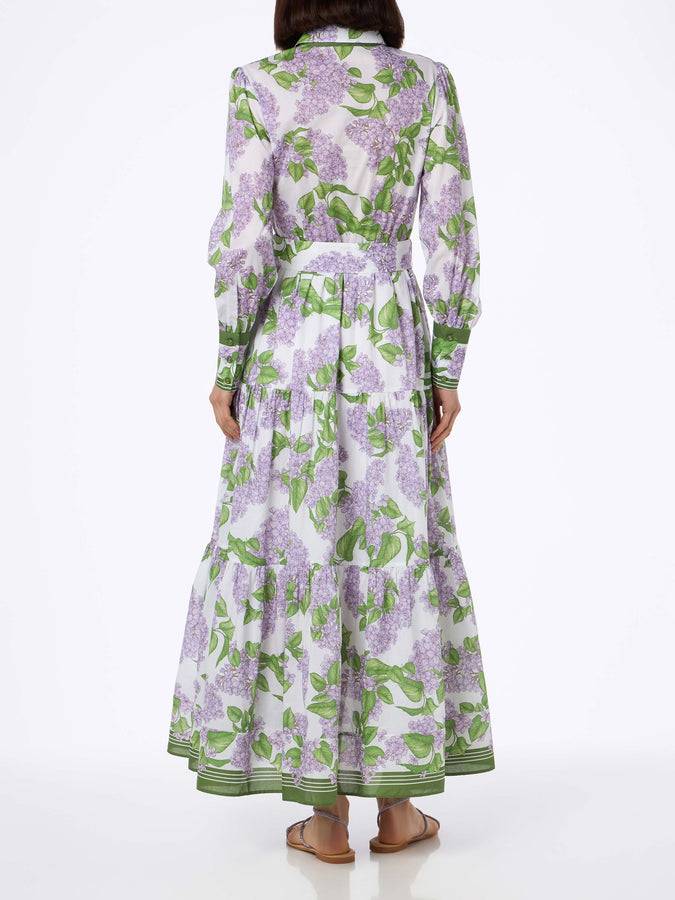 Mc2 Saint Barth Woman cotton dress Jensen with flower print Promozione