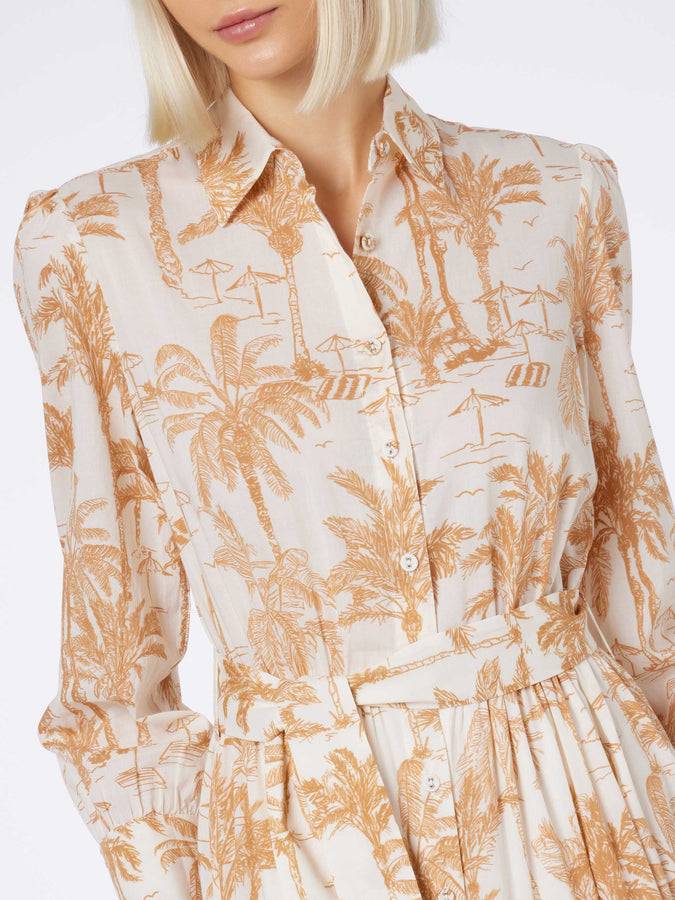 Mc2 Saint Barth Abito da donna in cotone Toile de Jouy Jensen I Più Venduti
