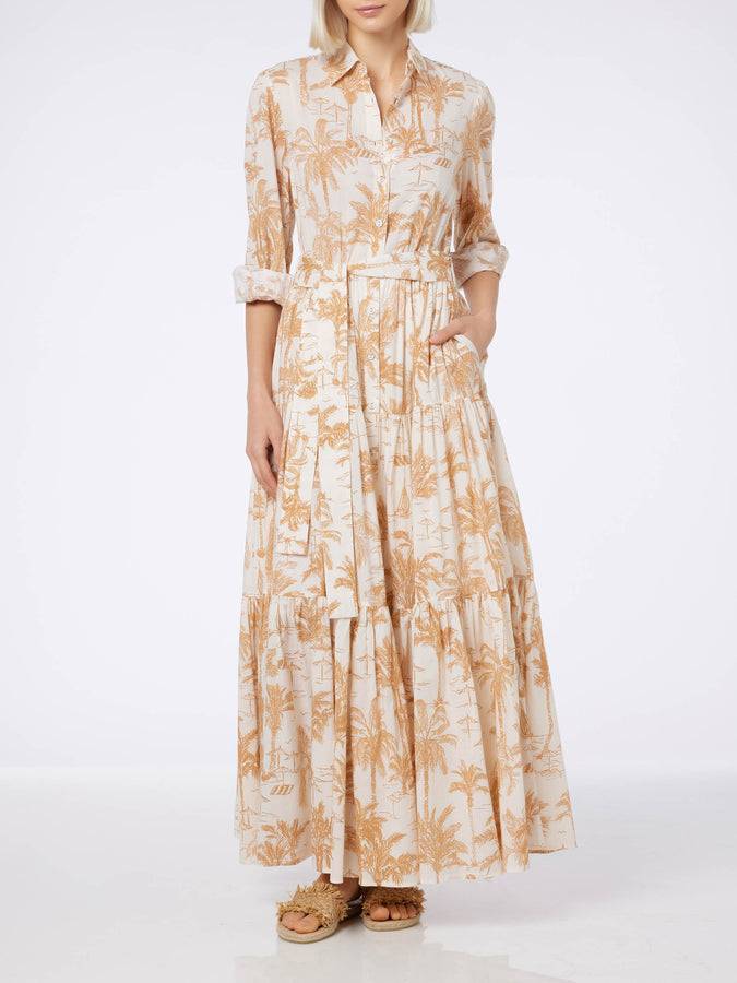 Mc2 Saint Barth Abito da donna in cotone Toile de Jouy Jensen I Più Venduti