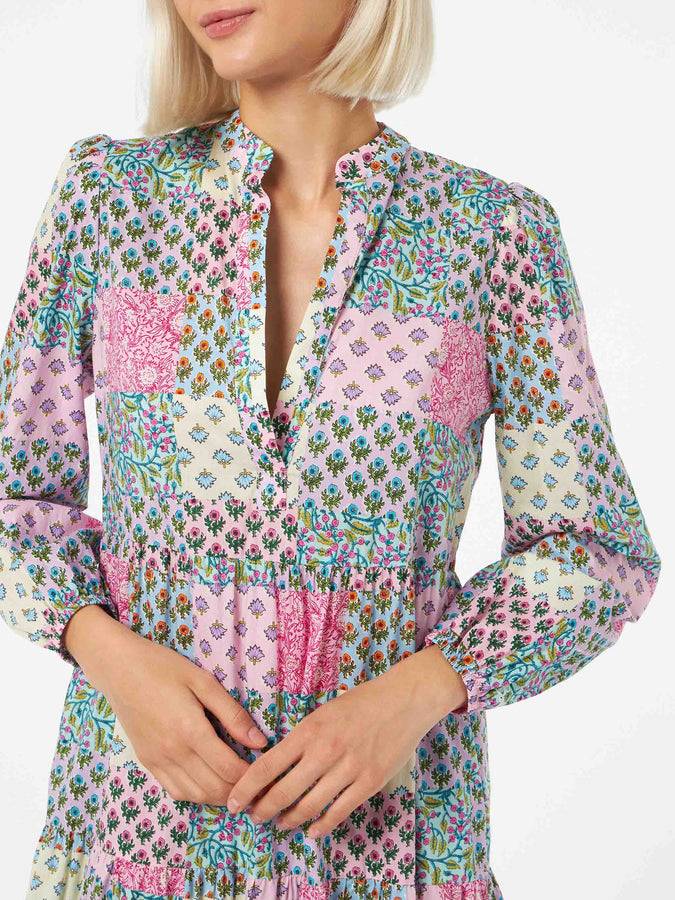 Mc2 Saint Barth Abito Nadja lungo da donna in voile di cotone Sconto