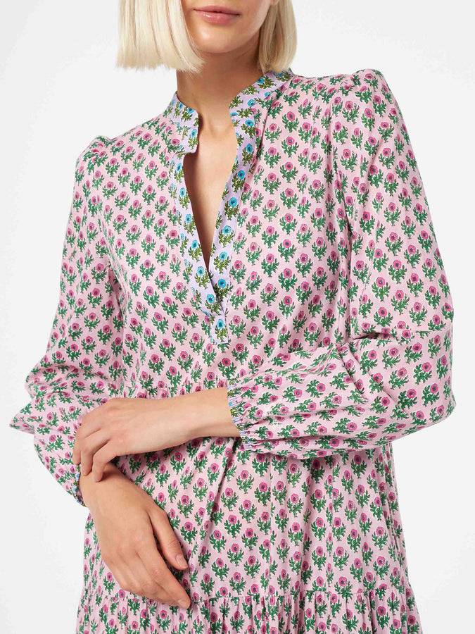 Mc2 Saint Barth Abito Nadja lungo da donna in voile di cotone Offerta