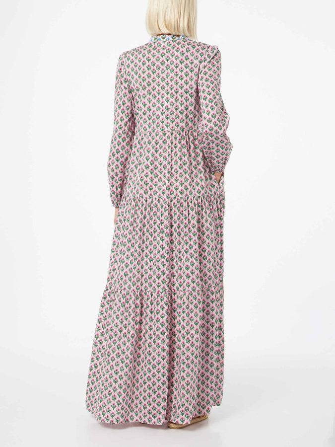 Mc2 Saint Barth Abito Nadja lungo da donna in voile di cotone Offerta