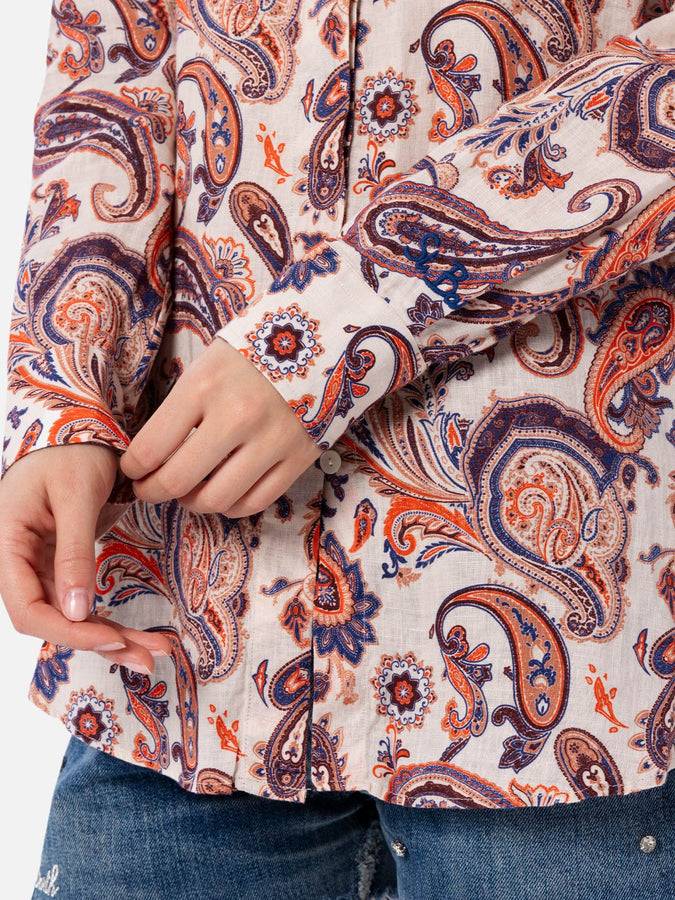 Mc2 Saint Barth Woman texan style shirt Alodie with pockets In Linea