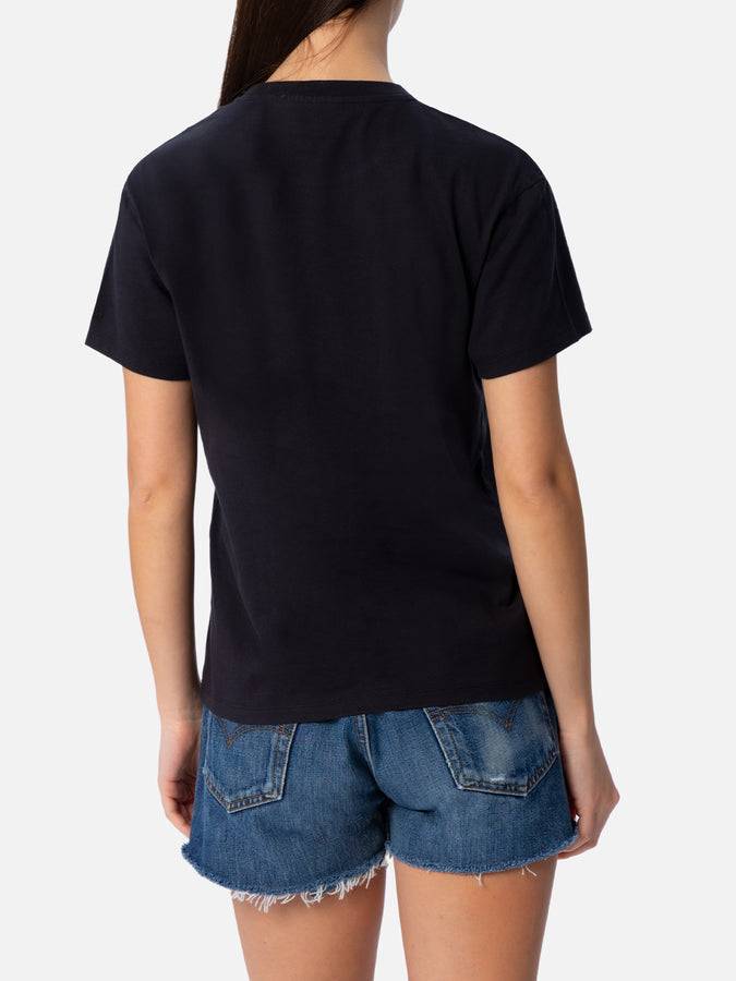 Mc2 Saint Barth T-shirt da donna girocollo Emilie in jersey di cotone con ricamo Faccio Drammi Non Programmi Outlet