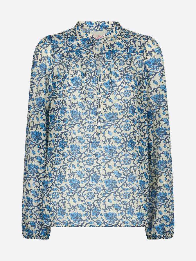 Mc2 Saint Barth Blusa da donna in voile di seta Harper In Saldo