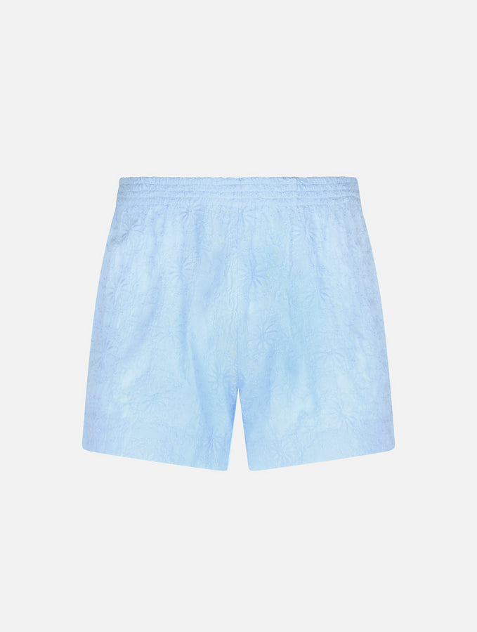 Mc2 Saint Barth Pantaloncini da donna pull up in cotone Sangallo Meave Italia