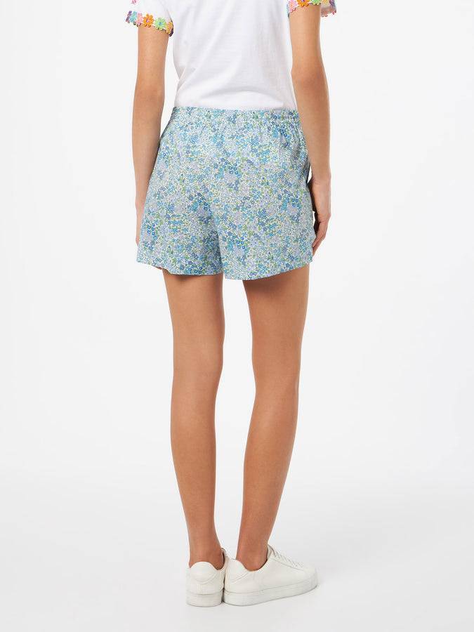 Mc2 Saint Barth Pantaloncini pull up da donna Joanna Luise in cotone Meave | REALIZZATO CON TESSUTO LIBERTY Qualità