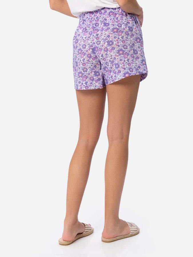 Mc2 Saint Barth Pantaloncini pull up da donna Betsy in cotone Meave | REALIZZATO CON TESSUTO LIBERTY Promozione