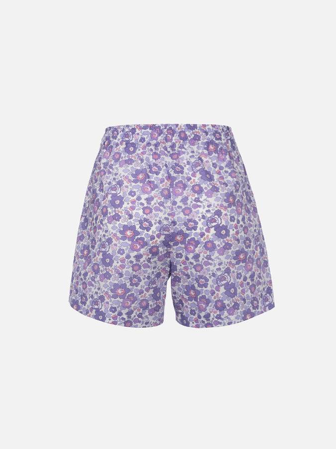 Mc2 Saint Barth Pantaloncini pull up da donna Betsy in cotone Meave | REALIZZATO CON TESSUTO LIBERTY Promozione