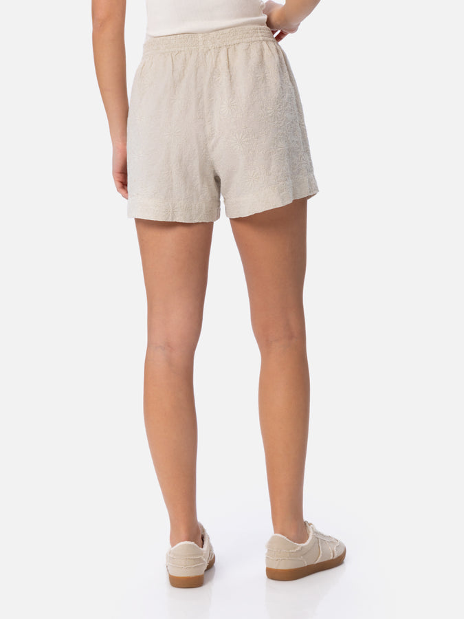 Mc2 Saint Barth Pantaloncini da donna pull up in cotone Sangallo Meave Pezzi Unici