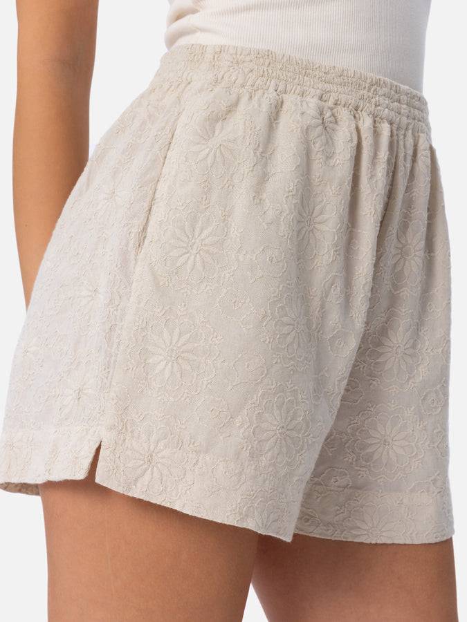 Mc2 Saint Barth Pantaloncini da donna pull up in cotone Sangallo Meave Pezzi Unici