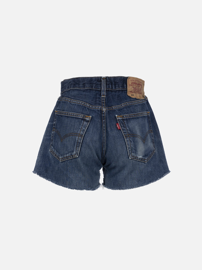 Mc2 Saint Barth Pantaloncini da donna in denim riciclato con strass Offerta