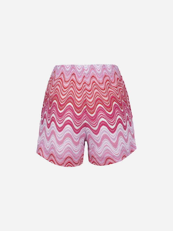 Mc2 Saint Barth Pantaloncini da donna pull up in tessuto maglia Rachel Meave Vendite Flash