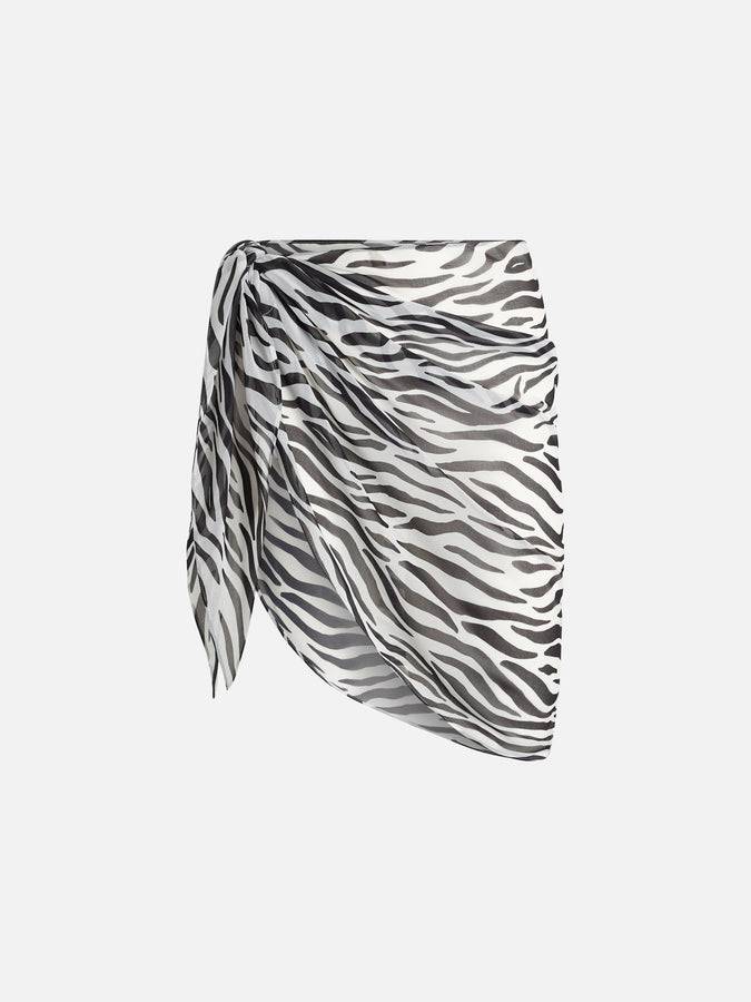 Mc2 Saint Barth Pareo corto da donna zebrato Sery Promozione Limitata