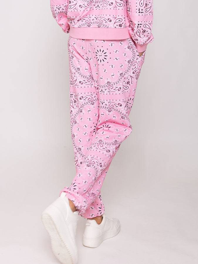 Mc2 Saint Barth Joggers bandana in cotone con ricamo Saint Barth Italia