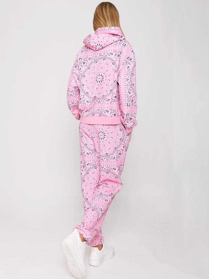 Mc2 Saint Barth Joggers bandana in cotone con ricamo Saint Barth Italia