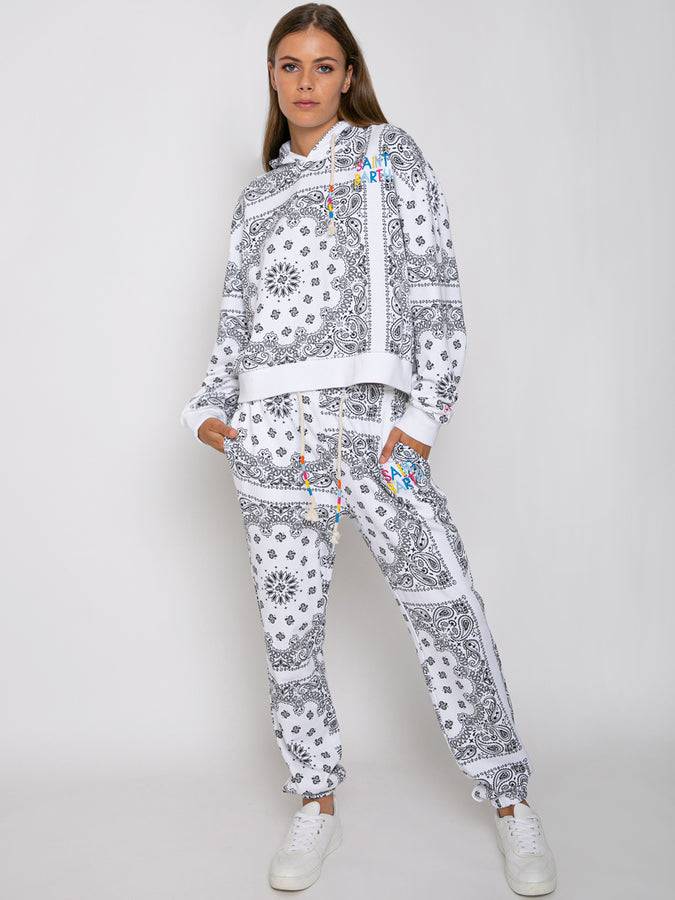 Mc2 Saint Barth Joggers bandana in cotone con ricamo Saint Barth Qualità
