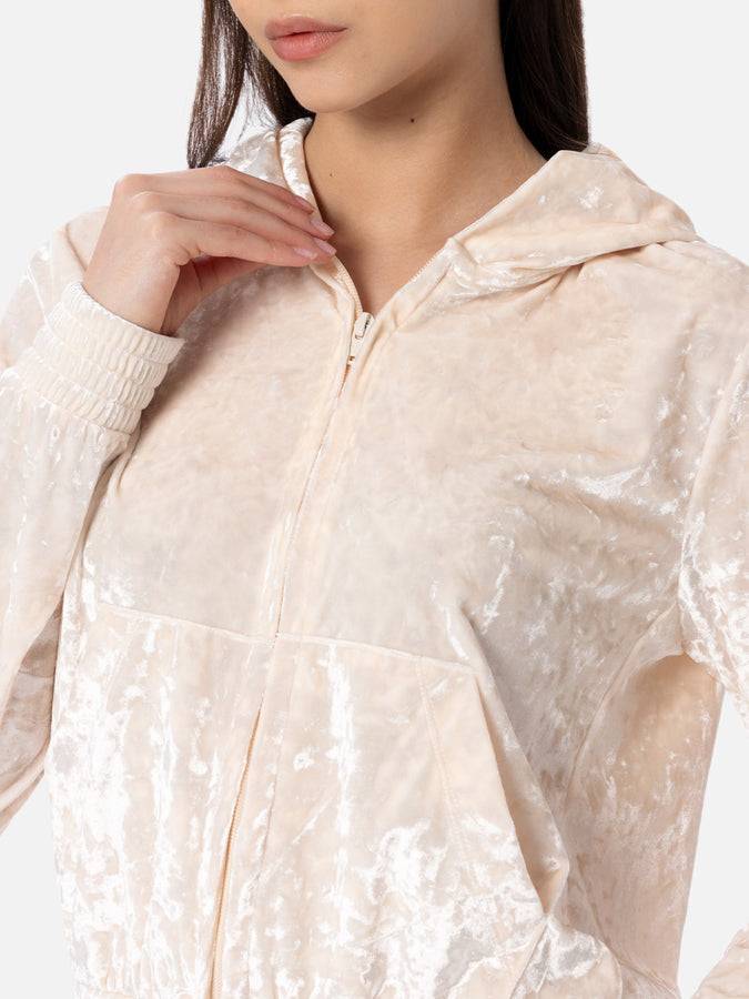 Mc2 Saint Barth Felpa con zip da donna in ciniglia Jasmine Fino al 65% di sconto