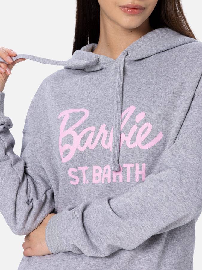 Mc2 Saint Barth Woman cotton hoodie Mindy with barbie logo | BARBIE SPECIAL EDITION Acquista Ora