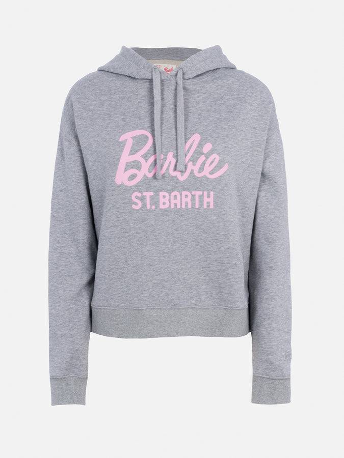 Mc2 Saint Barth Woman cotton hoodie Mindy with barbie logo | BARBIE SPECIAL EDITION Acquista Ora
