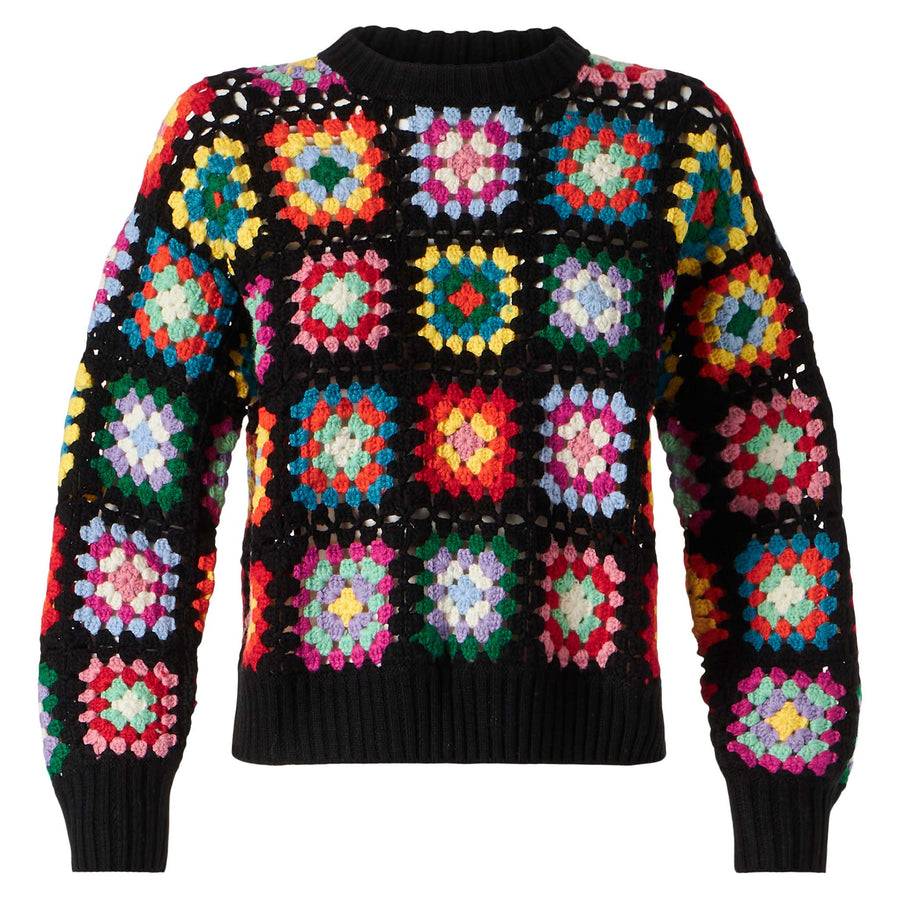 Mc2 Saint Barth Maglia da donna multicolore all'uncinetto Negozio