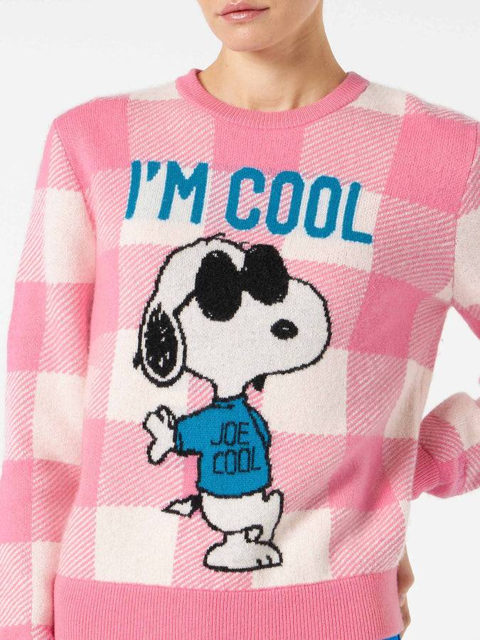 Mc2 Saint Barth Maglia da donna con stampa Snoopy I'm Cool | SNOOPY - EDIZIONE SPECIALE PEANUTS™ 2025