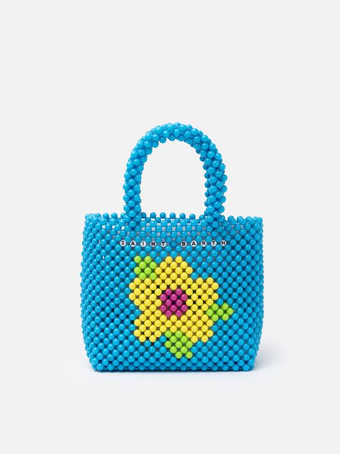Mc2 Saint Barth Multicolor Beaded Small Bag