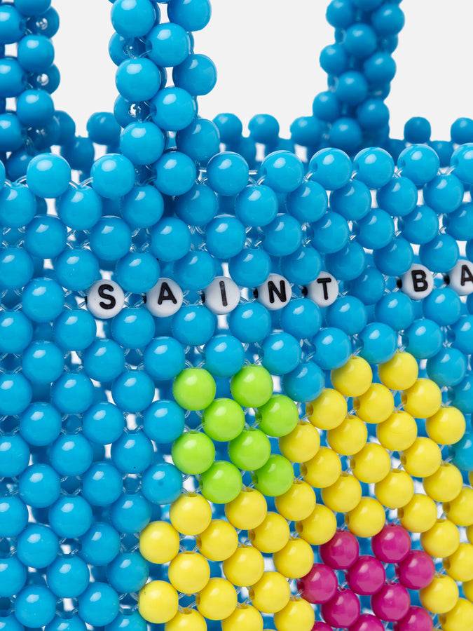 Mc2 Saint Barth Multicolor Beaded Small Bag Nuovo