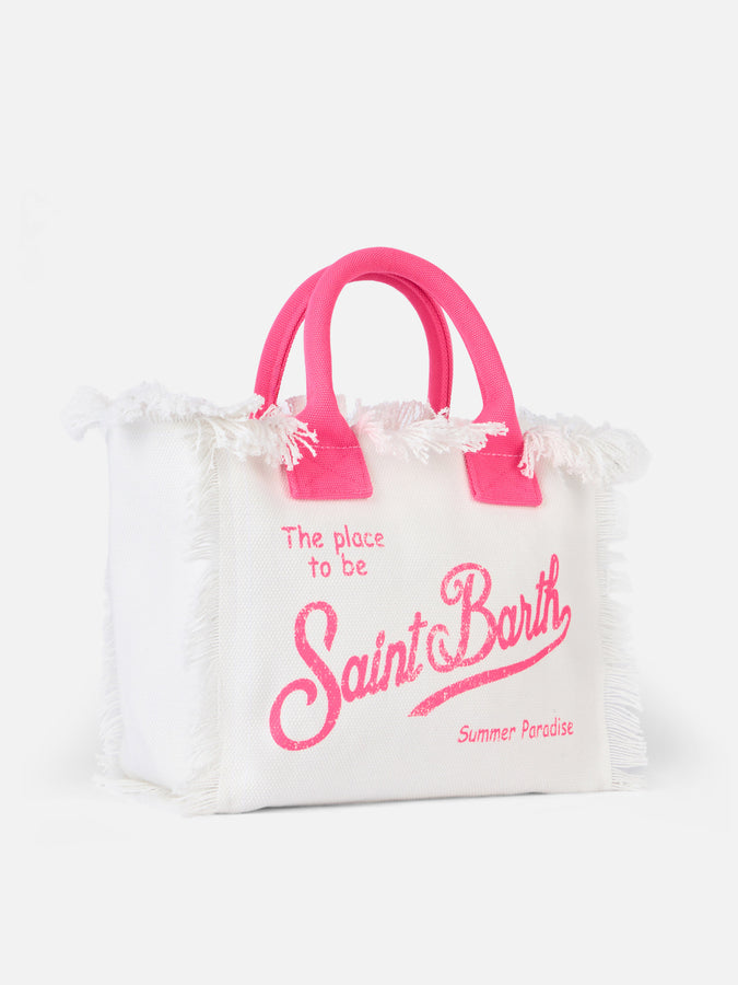 Mc2 Saint Barth Off-white cotton canvas Colette handbag Novità