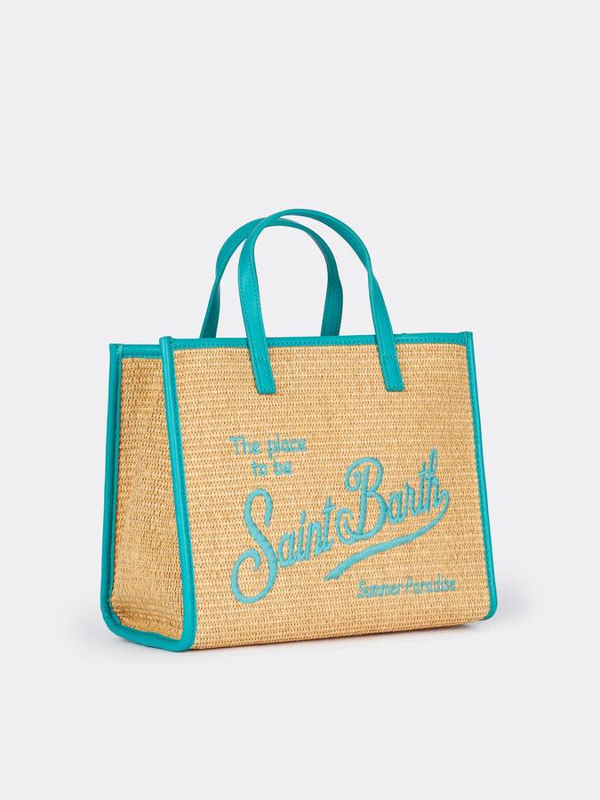 Mc2 Saint Barth Borsa Midi Vivian in paglia beige Acquista Ora