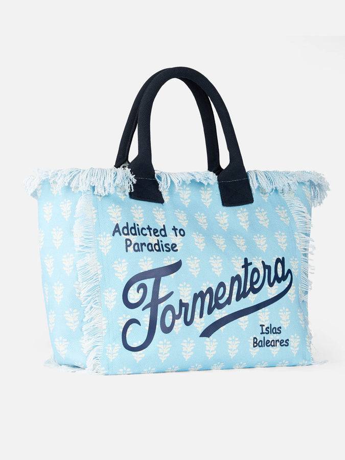 Mc2 Saint Barth Borsa tote Vanity in tela di cotone a fiori Formentera Black Friday