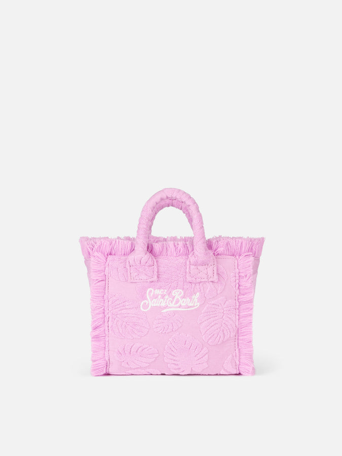 Mc2 Saint Barth Borsa Mini Vanity rosa in spugna goffrata Offerta Pasqua