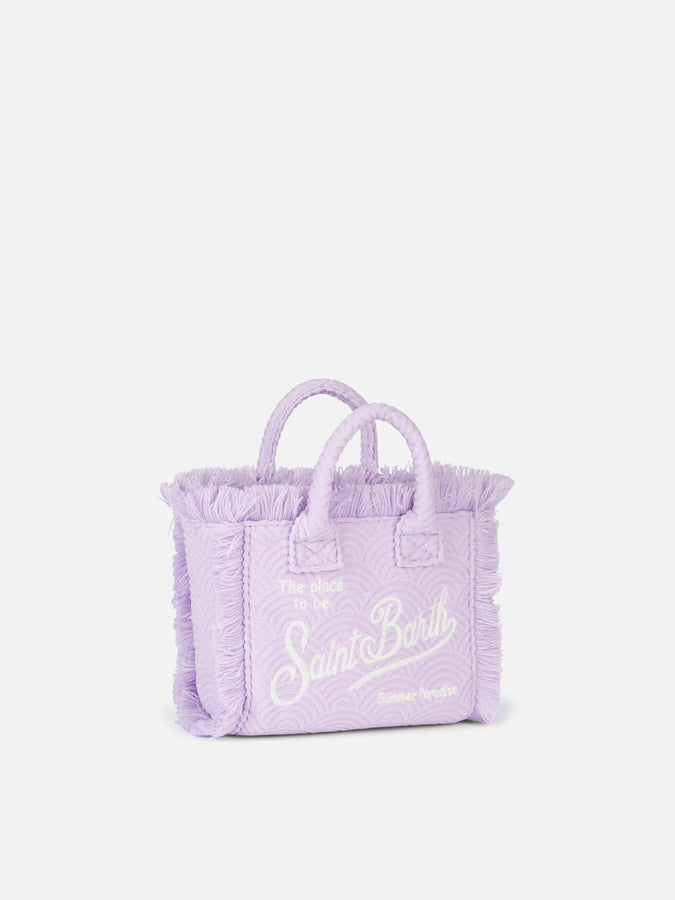 Mc2 Saint Barth Borsa Mini Vanity in spugna riccia goffrata Nuovi prodotti