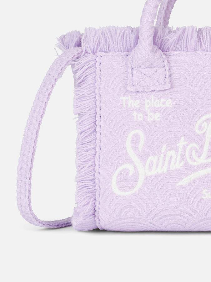 Mc2 Saint Barth Borsa Mini Vanity in spugna riccia goffrata Nuovi prodotti