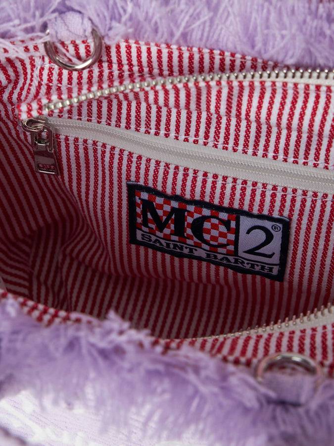 Mc2 Saint Barth Borsa Mini Vanity in spugna riccia goffrata Nuovi prodotti