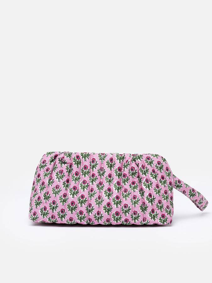 Mc2 Saint Barth Pochette piccola trapuntata con patch floreale Prezzo basso