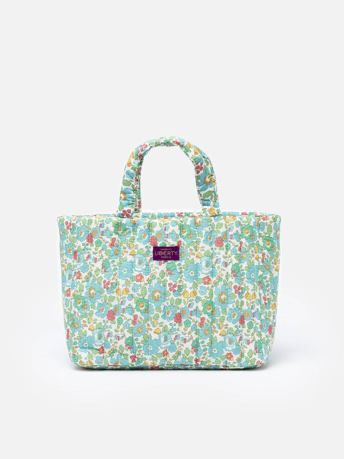 Mc2 Saint Barth Borsa media Soft Tote trapuntata Betsy | REALIZZATO CON TESSUTO LIBERTY Rilascio limitato