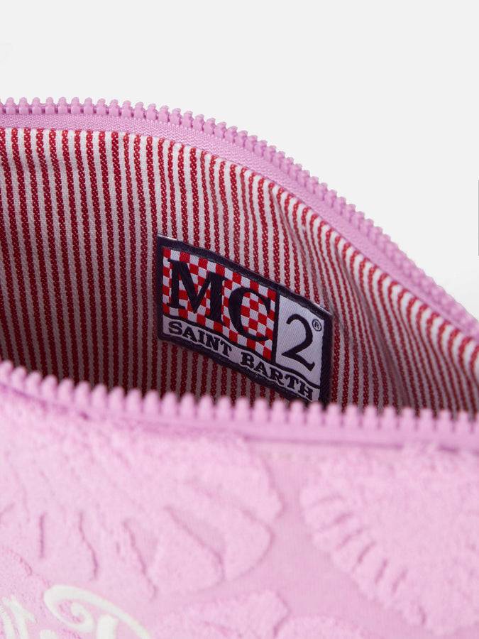 Mc2 Saint Barth Pouch Parisienne in spugna a bassorilievo Offerta speciale della fabbrica