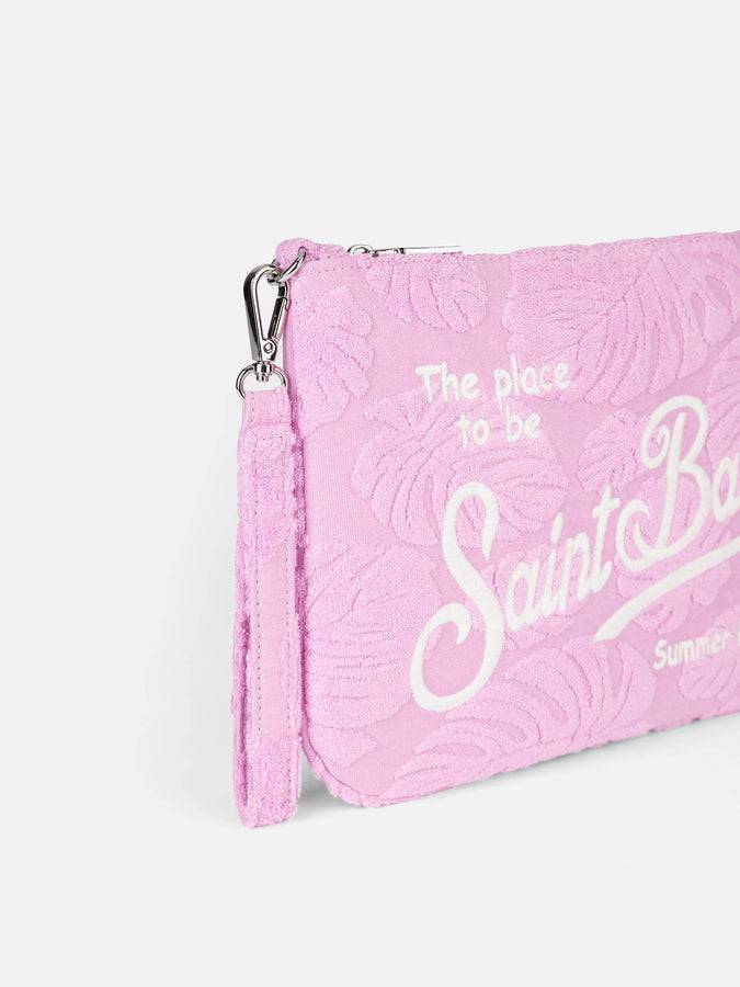 Mc2 Saint Barth Pouch Parisienne in spugna a bassorilievo Offerta speciale della fabbrica