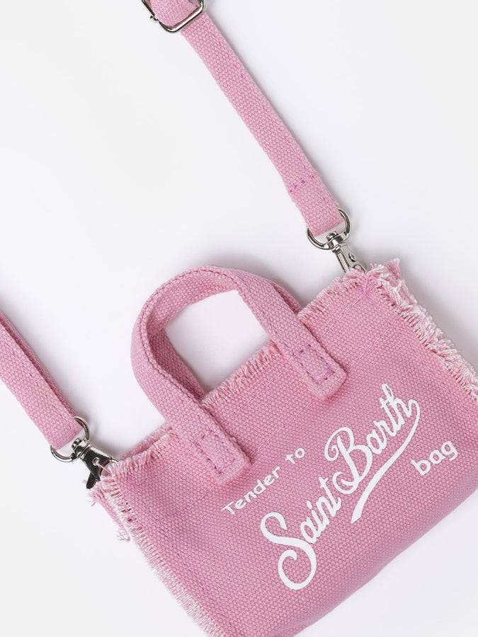 Mc2 Saint Barth Portachiavi in ​​tela di cotone rosa Sostegno trimestrale