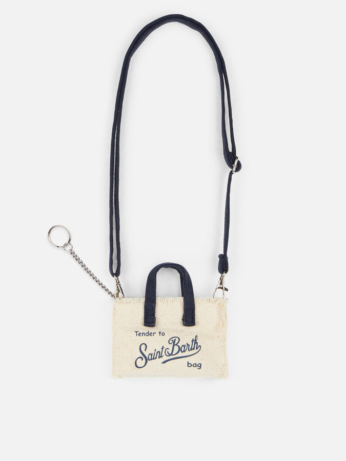Mc2 Saint Barth Off-white cotton canvas Key Holder Solo un giorno rimasto