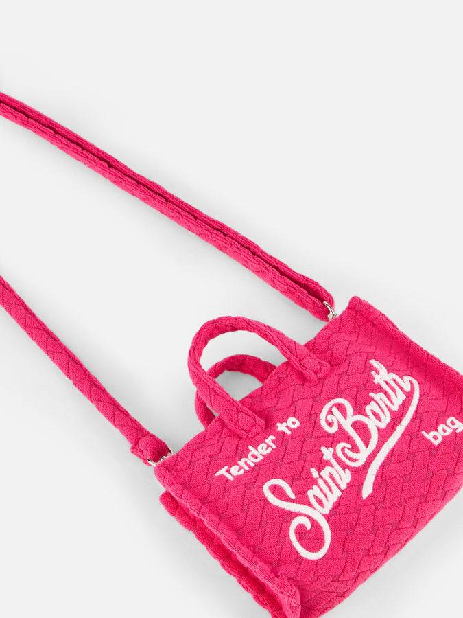 Mc2 Saint Barth Porta cellulare in spugna fucsia goffrata 50% di sconto con spedizione gratuita