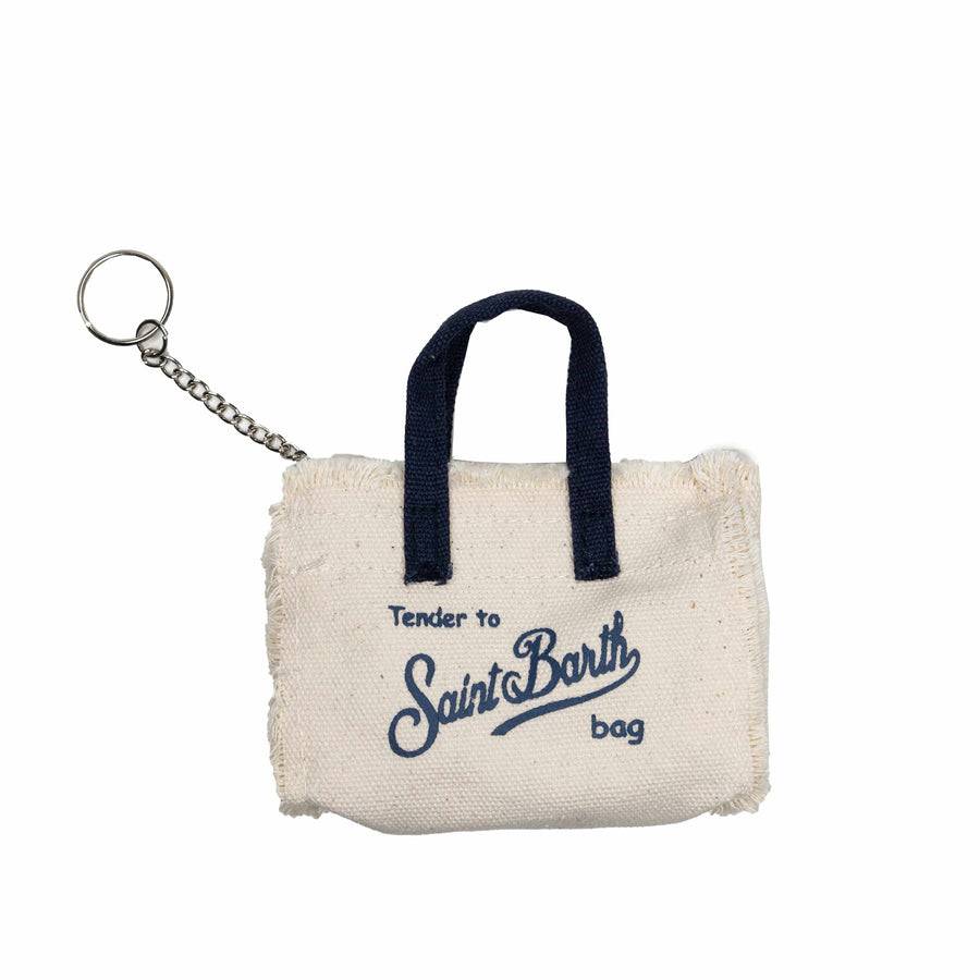 Mc2 Saint Barth Portachiavi in ​​tela beige 2025