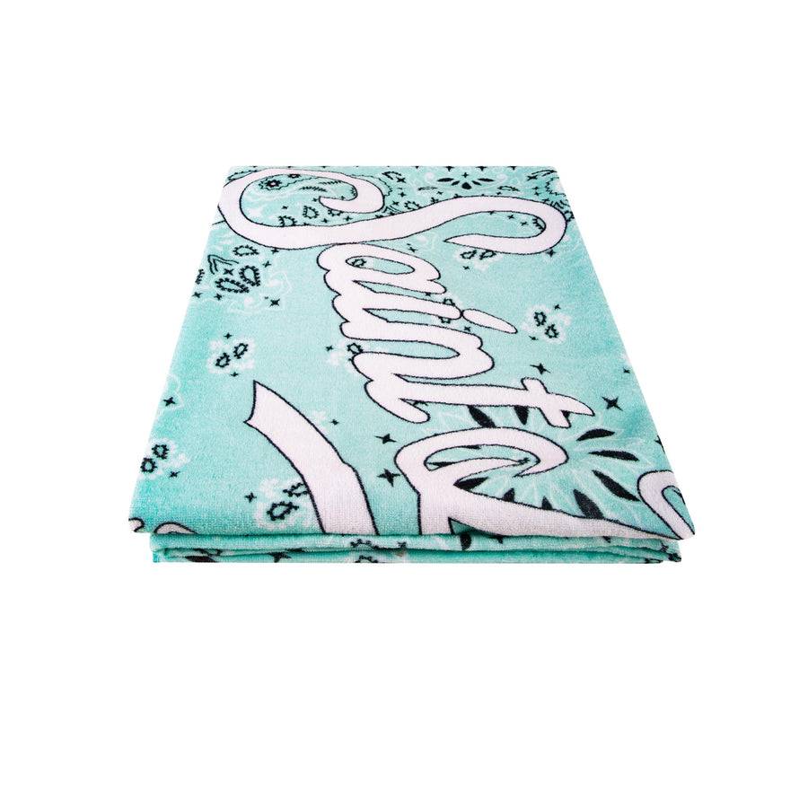 Mc2 Saint Barth Telo mare con stampa bandana verde acqua Acquista Ora